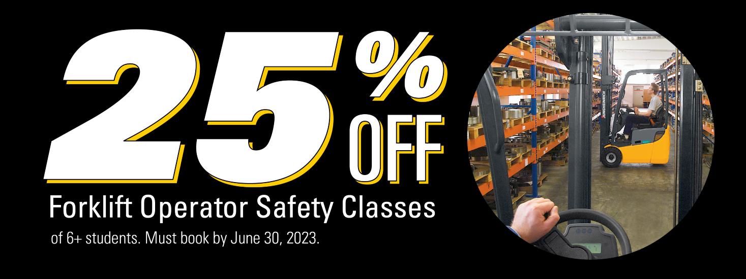 Forklift Operator Safety Classes Discount