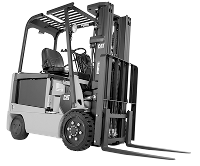 carretilla elevadora con neumáticos acolchados