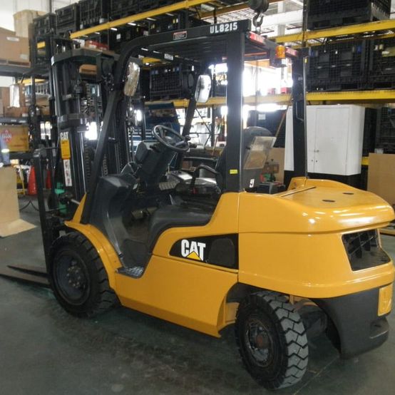 Used forklift after reconditioning