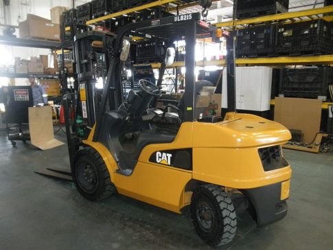 Used forklift after reconditioning