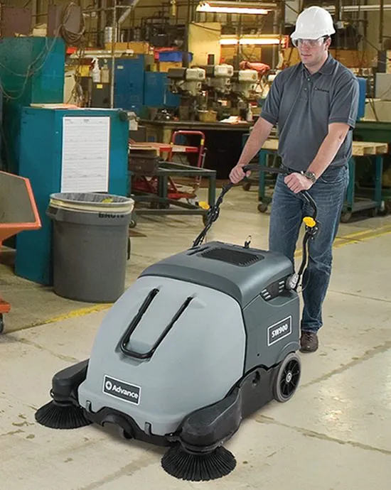 Advance warehouse industrial sweeper